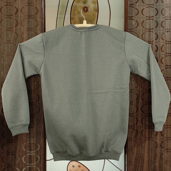 unisex gray sweatshirt - Picture 4 of 4
